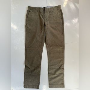 NWT JCrew 770 Straight olive green flannel pants